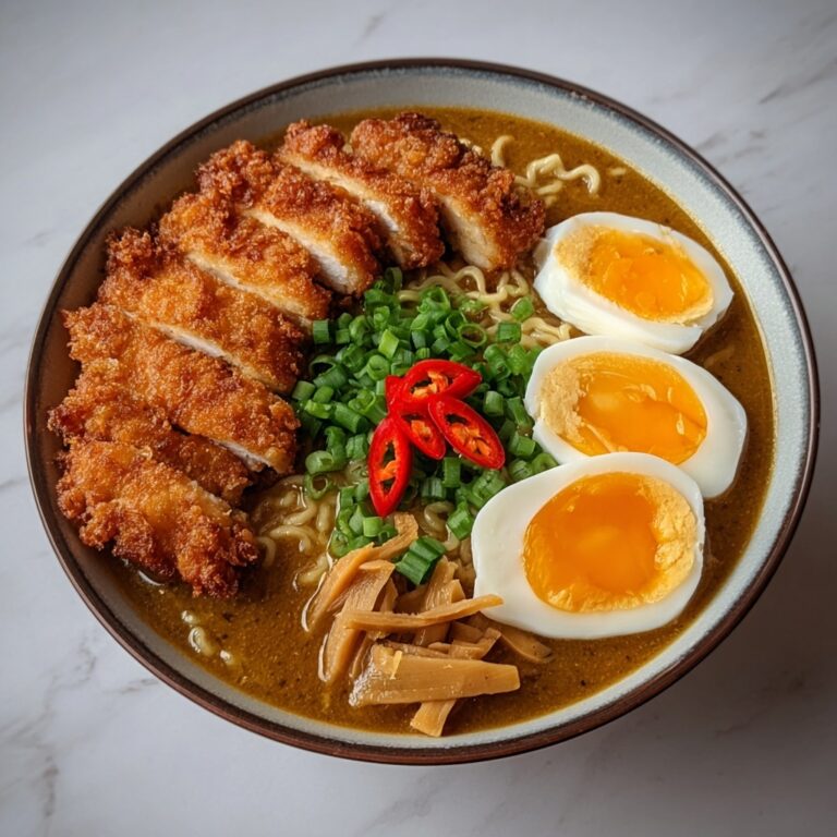 Sapporo Curry Ramen with Crispy Chicken Recipe