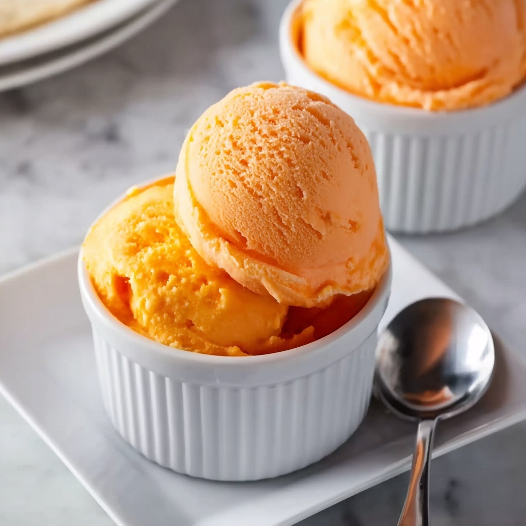 Peach Frozen Yogurt Recipe - Recipe Image