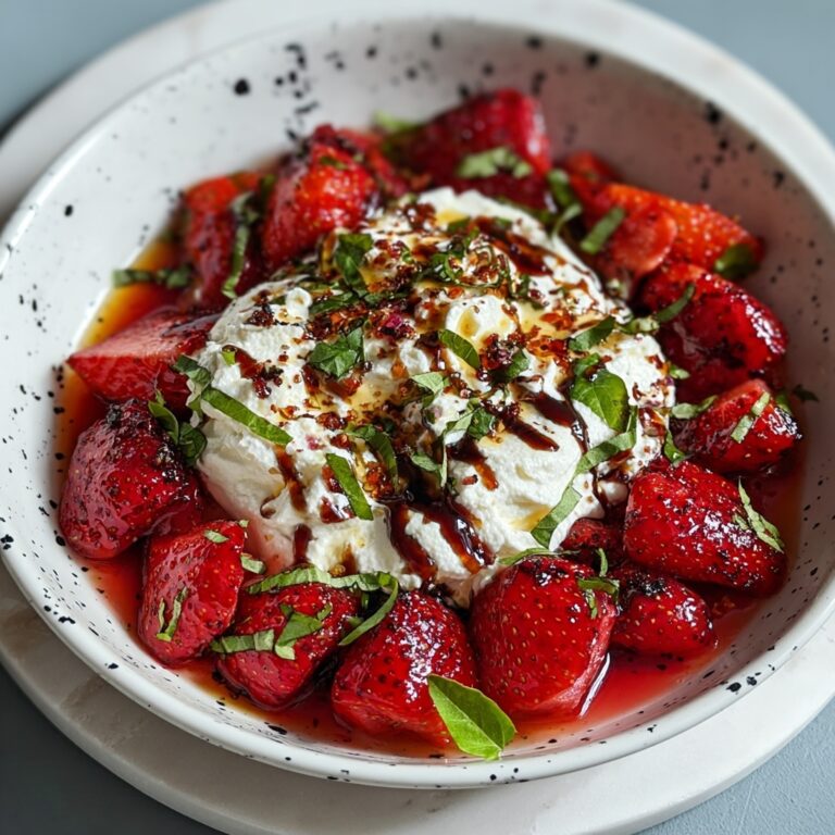 Whipped Feta with Roasted Strawberries Recipe