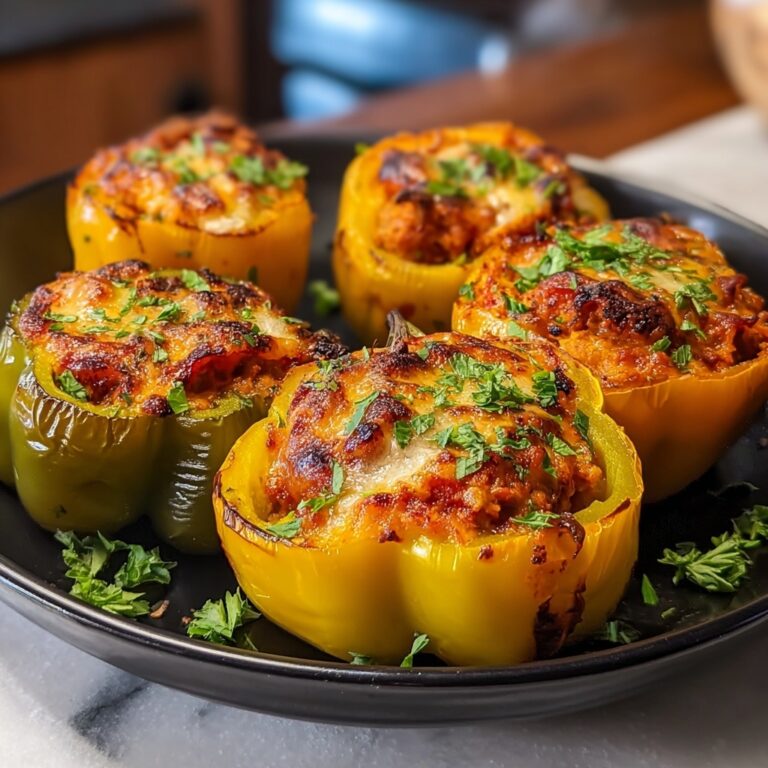 Buffalo Chicken Stuffed Peppers Recipe
