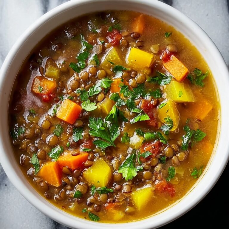 Hearty Mediterranean Lentil Soup for Cozy Weeknight Dinners Recipe