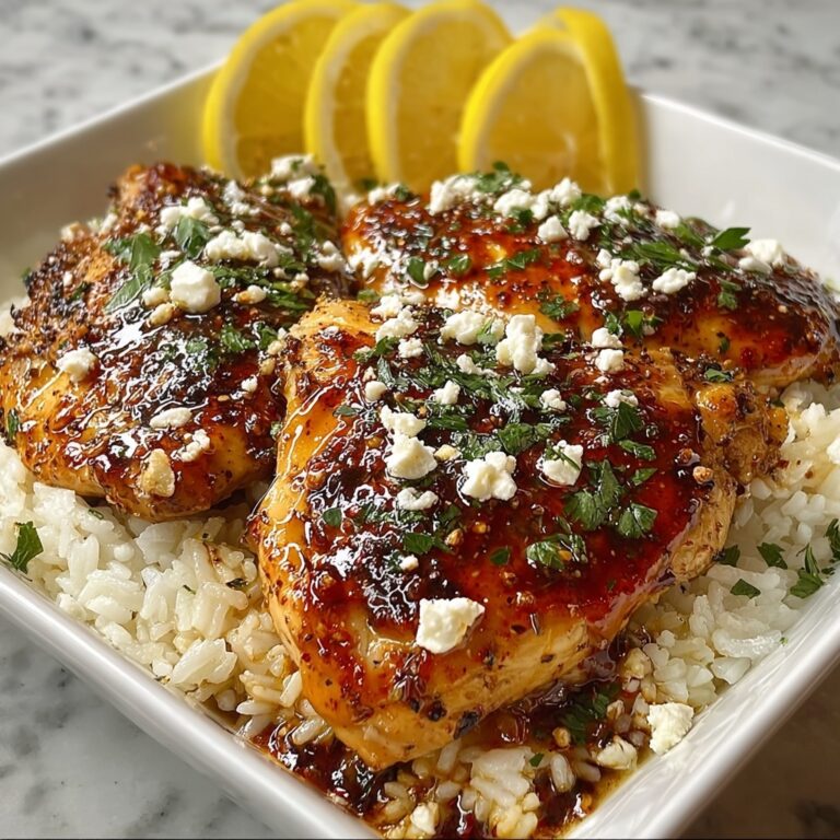 Hot Honey Feta Chicken Dish Recipe