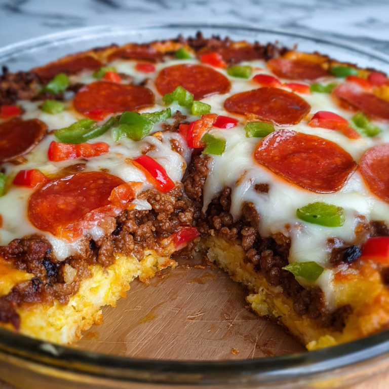 Crock Pot Low Carb Pizza Casserole Recipe