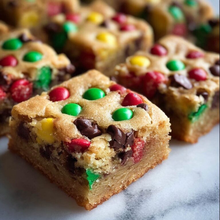 Delicious Christmas MM Cookie Bars for Cozy Holiday Joy Recipe