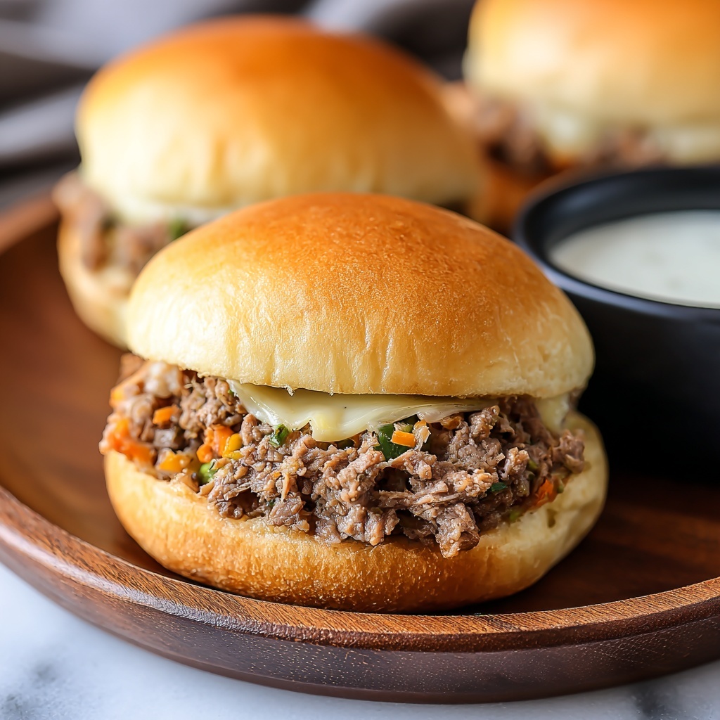 Philly Cheesesteak Sloppy Joes Recipe - Recipe Image