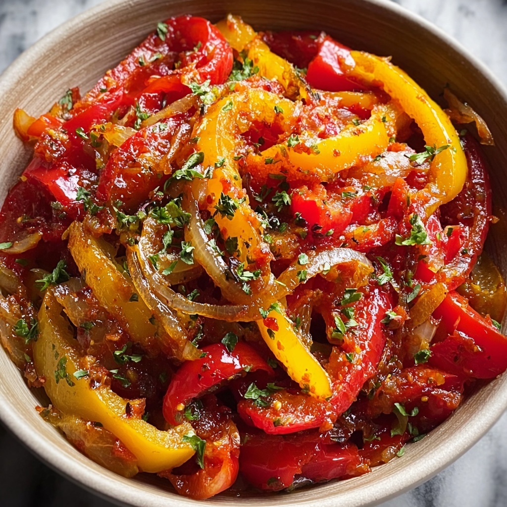 Traditional Italian Peperonata Stew Recipe - Recipe Image