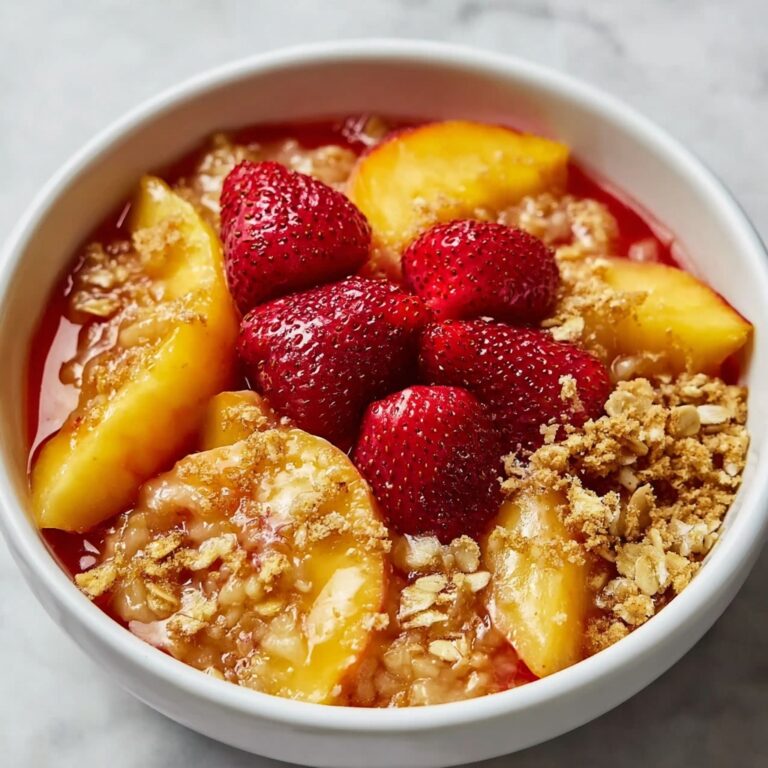 Strawberry Peach Crisp Recipe