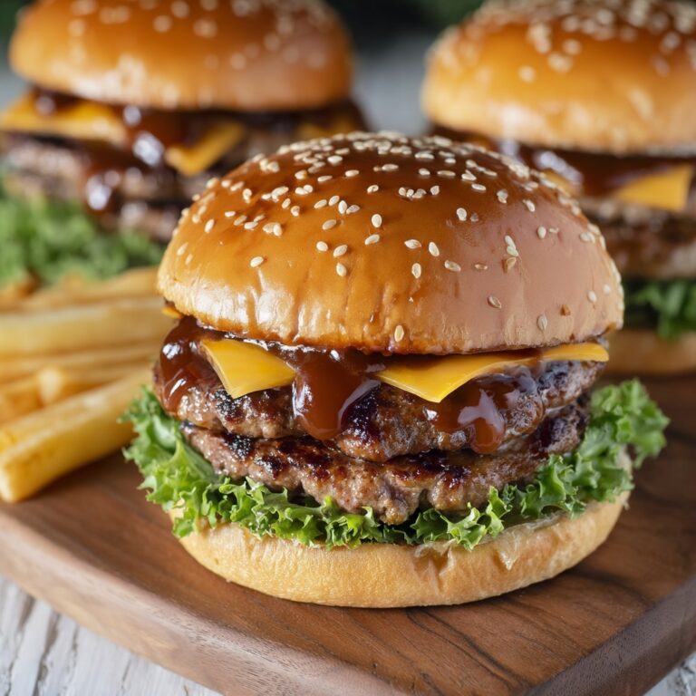 Teriyaki Parmesan Burgers Recipe