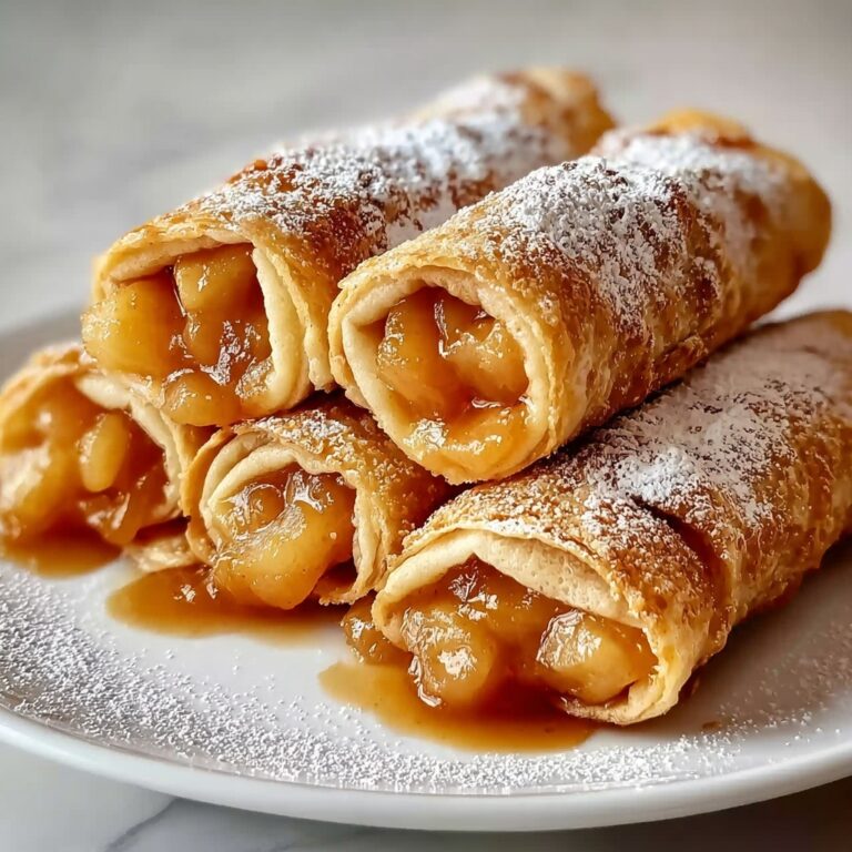 Crispy Apple Pie Egg Rolls Recipe