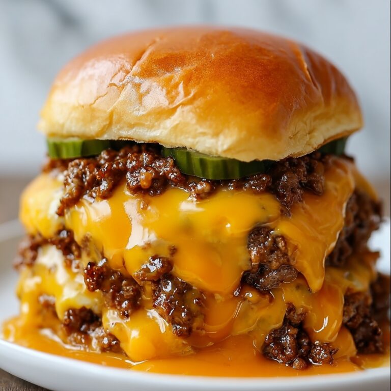 Crockpot Cheeseburgers Recipe