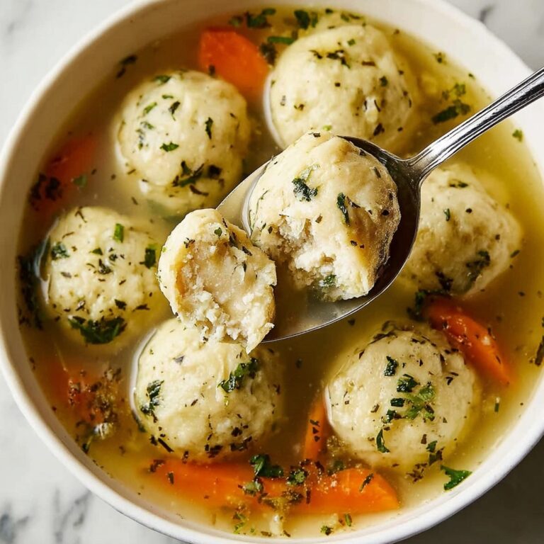 Comforting Homemade Matzo Ball Soup to Warm Your Soul Recipe