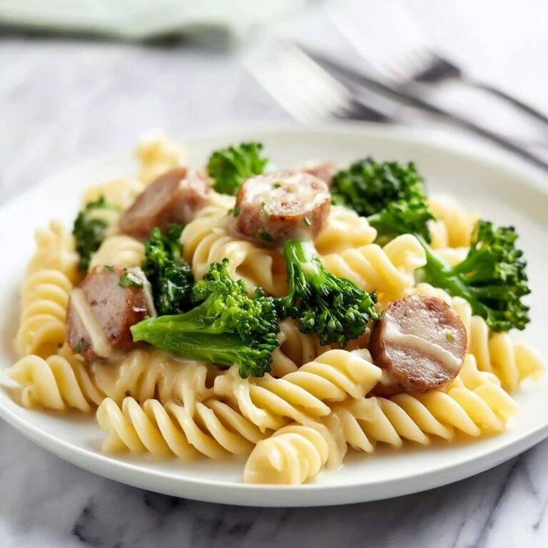 One-Pot Cheesy Smoked Sausage and Broccoli Pasta Recipe