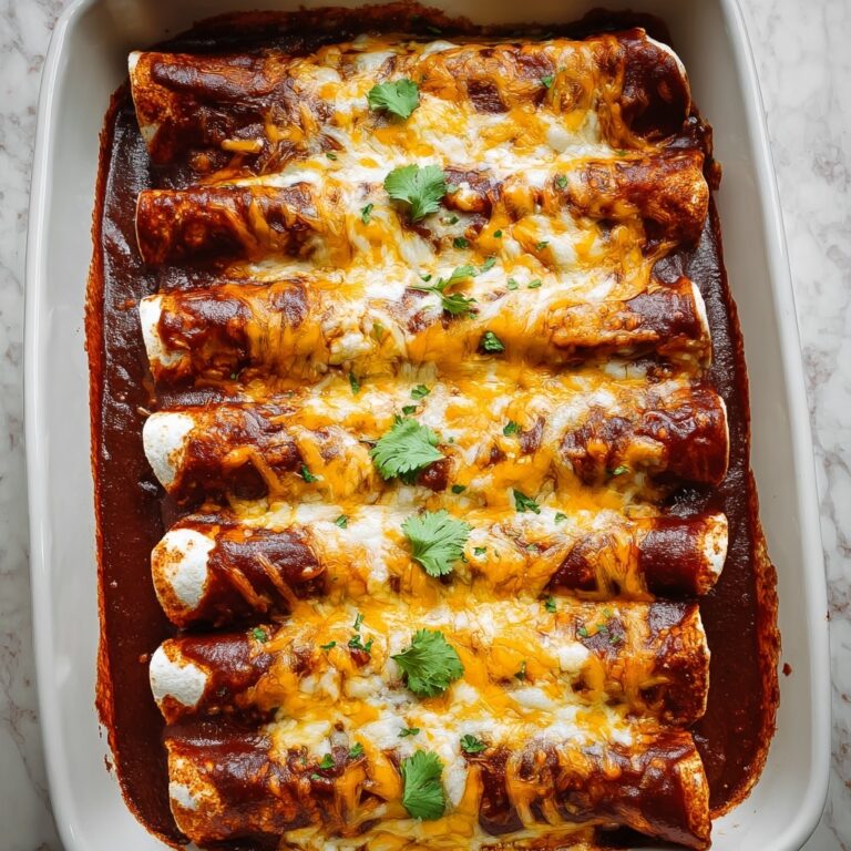 Chicken Enchiladas with Homemade Red Enchilada Sauce Recipe