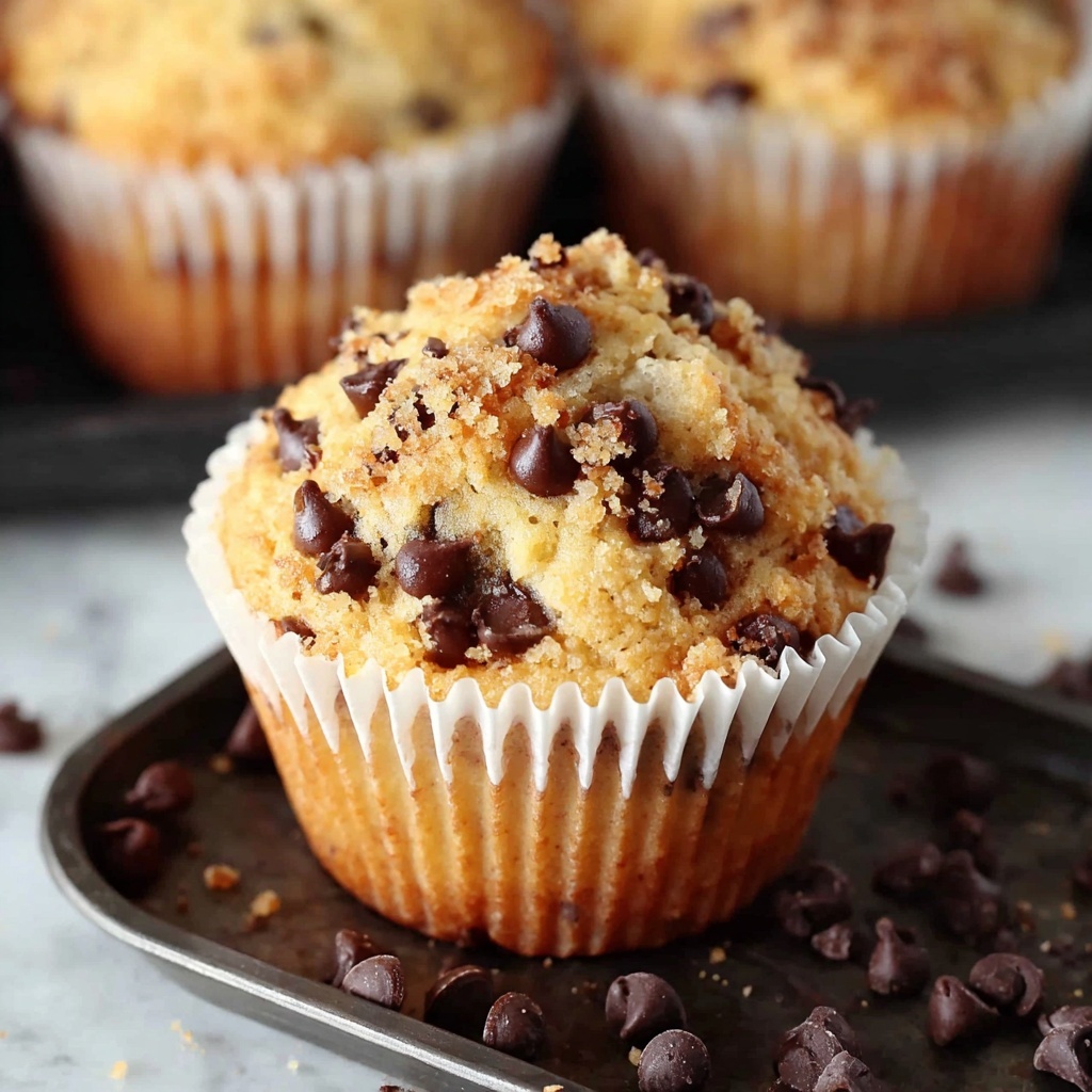 Chocolate Chip Tigernut Flour Muffins Recipe - Recipe Image