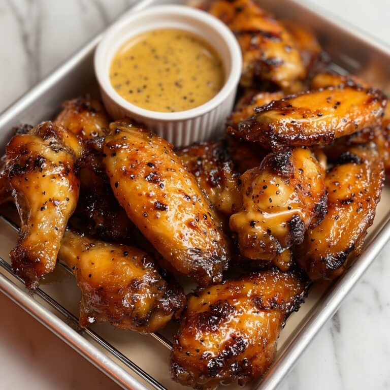 Honey Lemon Pepper Wings Recipe