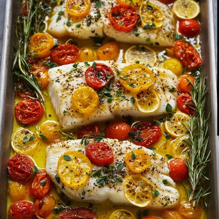 Easy Mediterranean Baked Fish Recipe