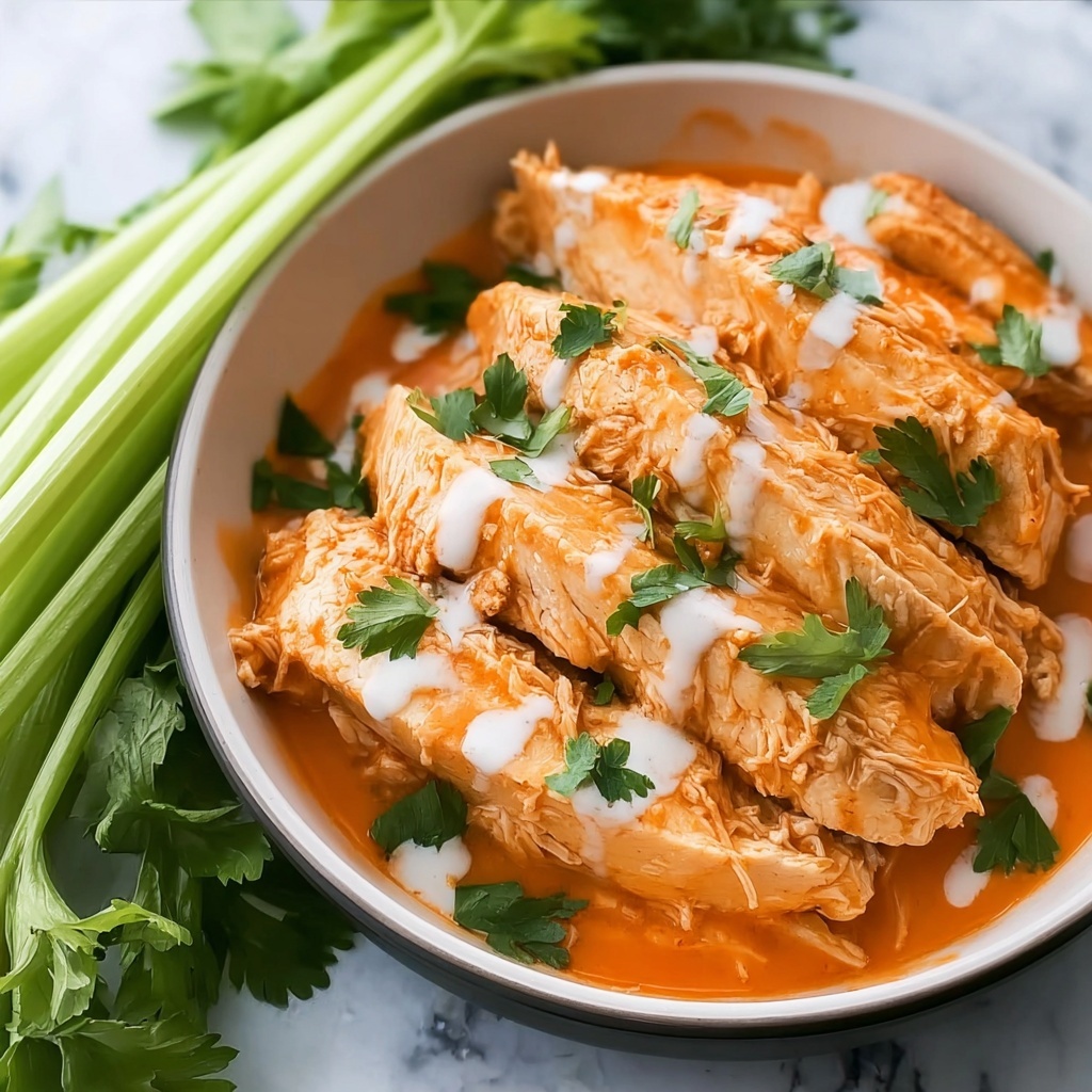 Slow Cooker Buffalo Chicken Recipe - Recipe Image