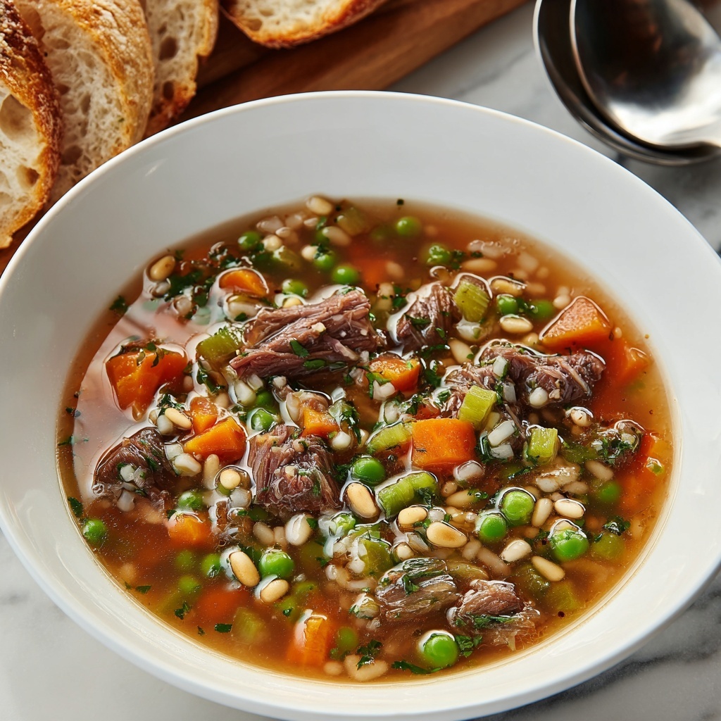 Hearty Beef and Barley Soup Recipe - Recipe Image