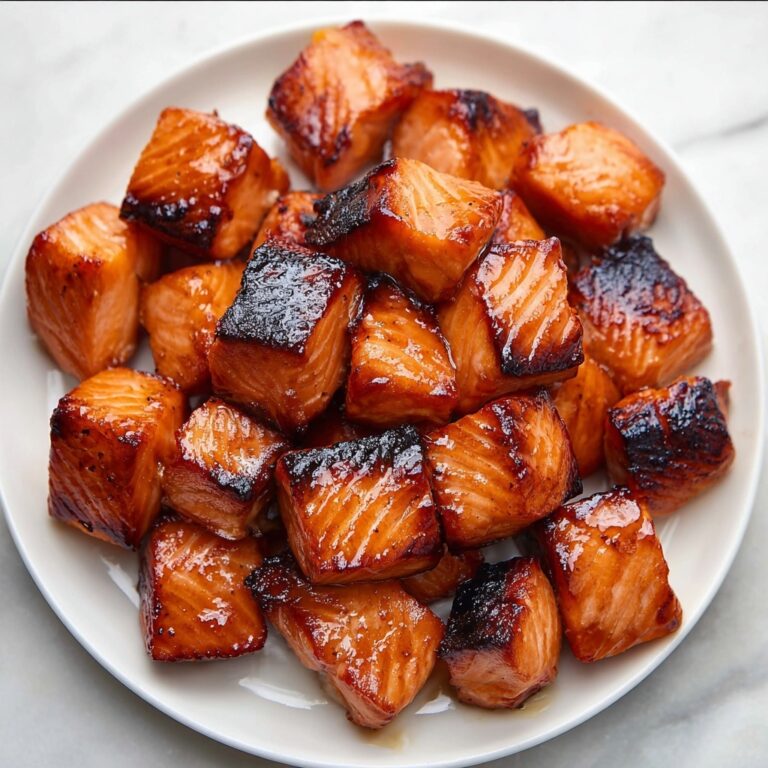 Hot Honey Salmon Bites Recipe