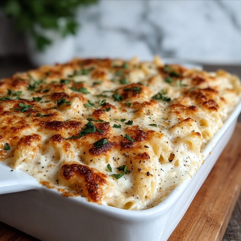 Chicken Alfredo Pasta Bake Recipe