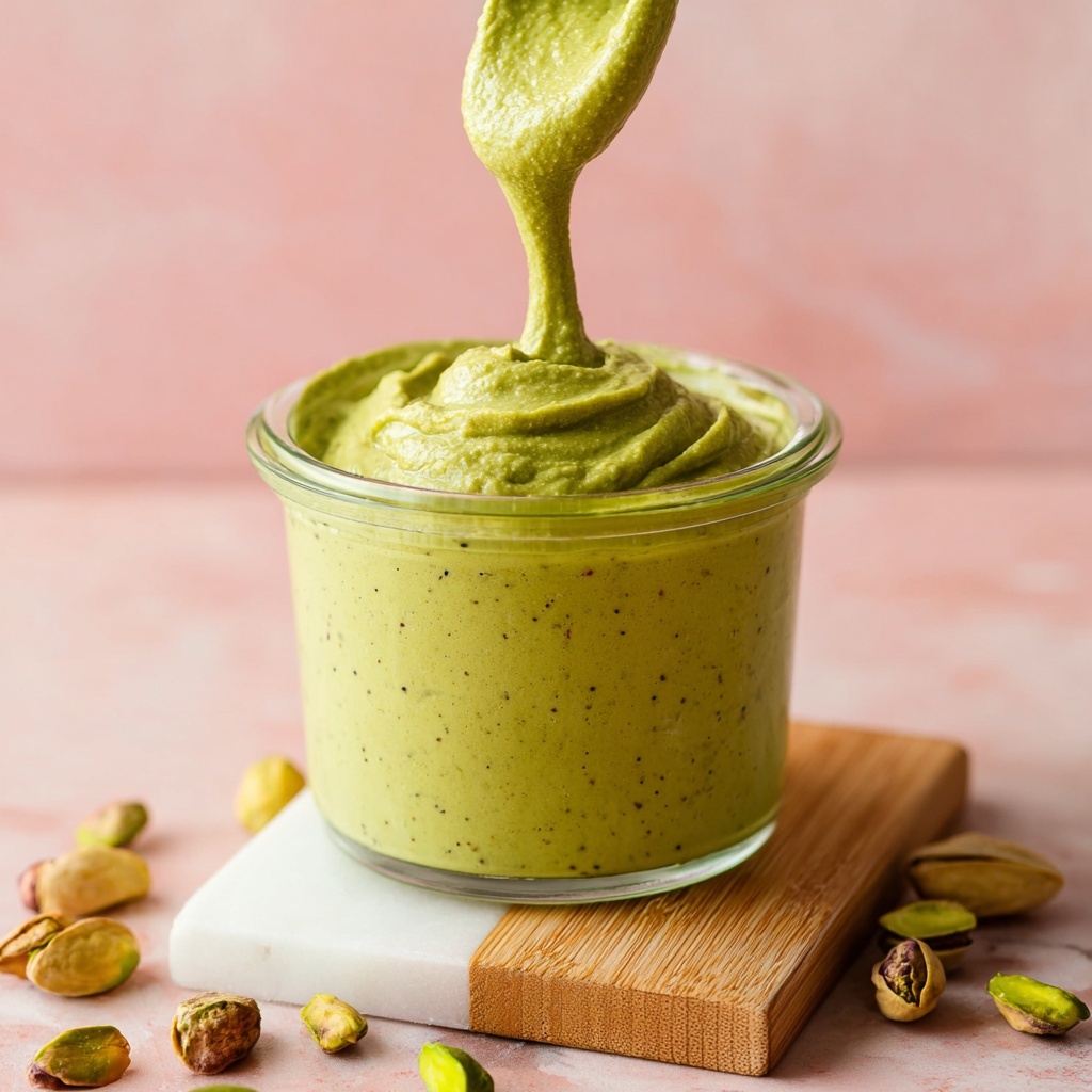Homemade Pistachio Butter with 1 Ingredient Recipe - Recipe Image