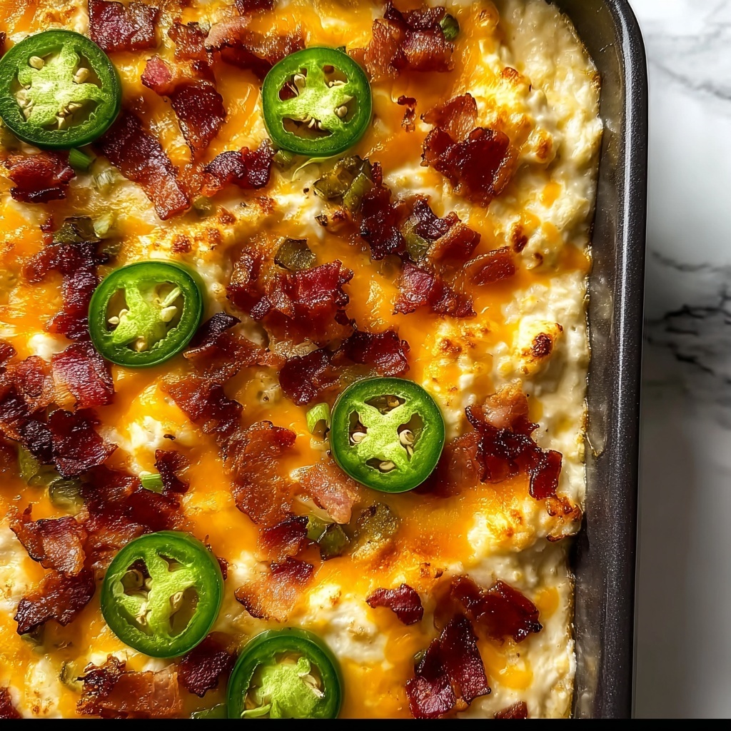 Cauliflower Jalapeno Popper Casserole Recipe - Recipe Image