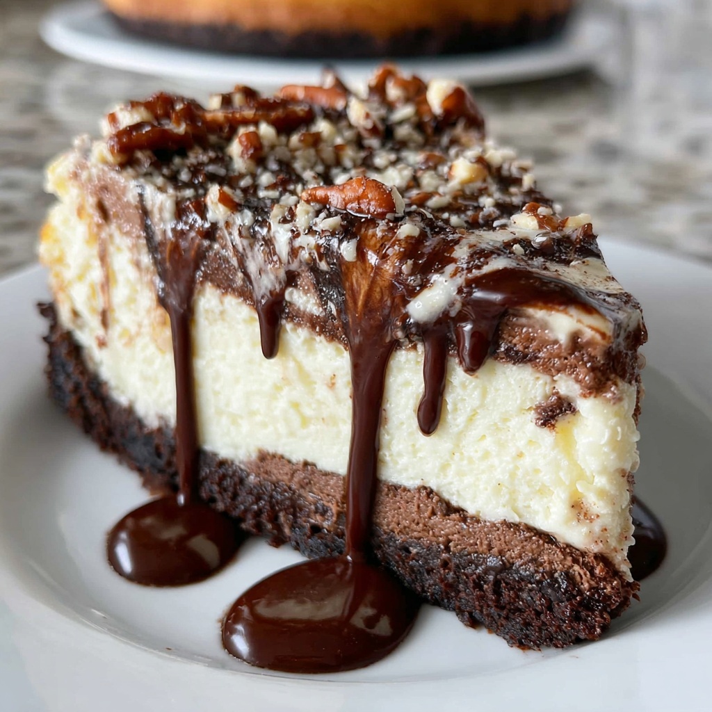 German Chocolate Heaven Cheesecake Recipe - Recipe Image