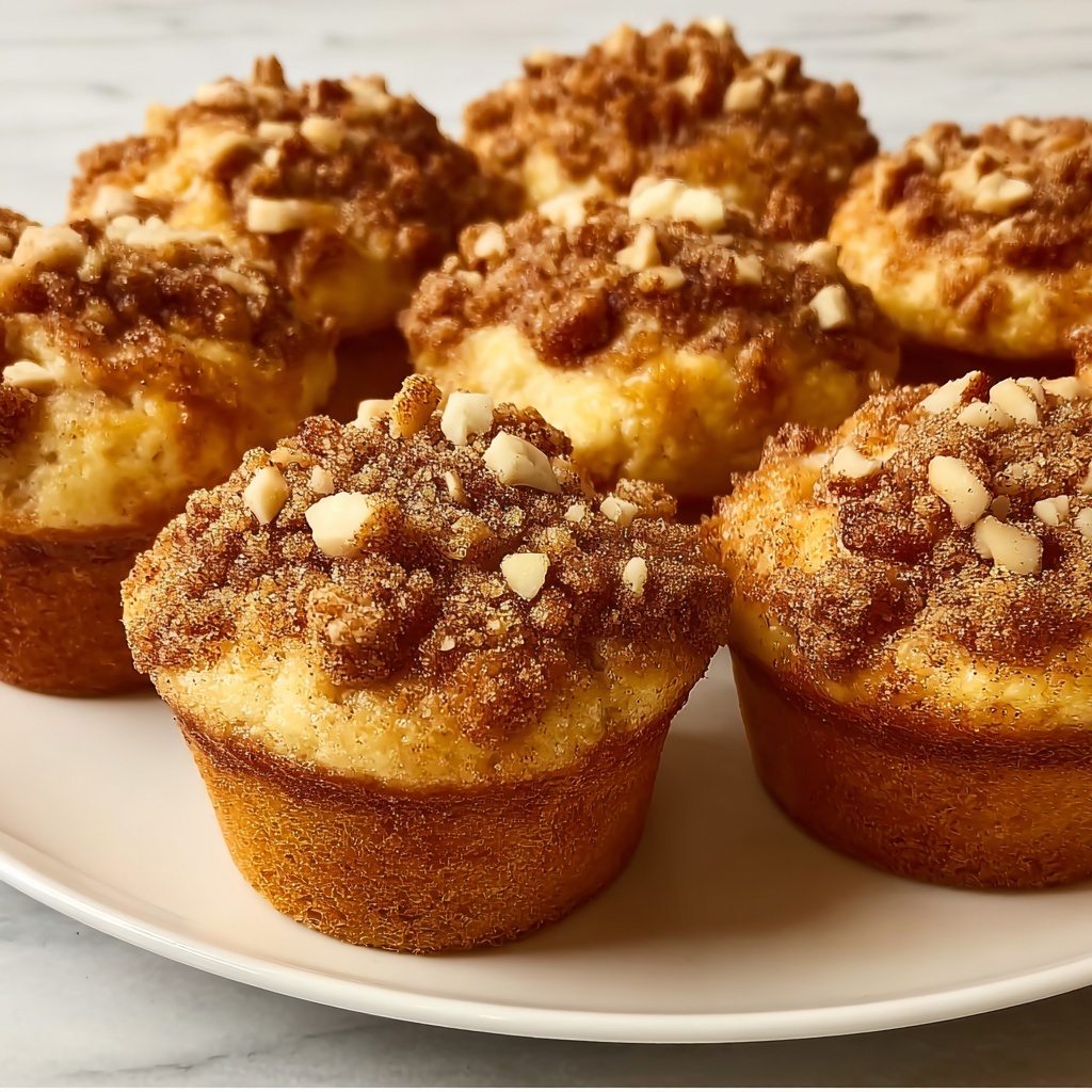 Cinnamon Pear Muffins with Walnut Topping Recipe - Recipe Image
