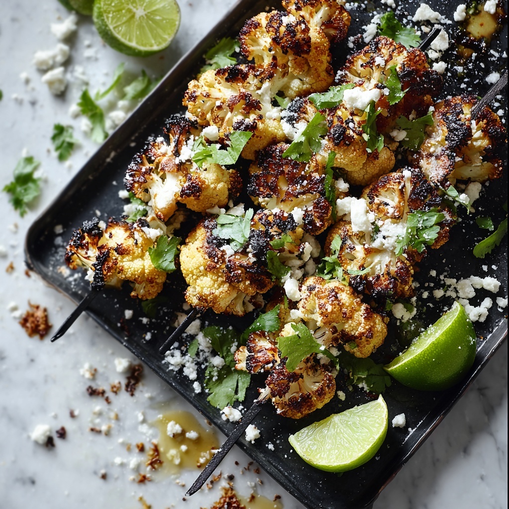 Mexican Street Style Grilled Cauliflower Recipe - Recipe Image