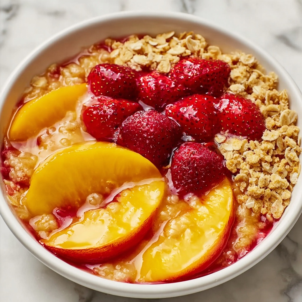 Strawberry Peach Crisp Recipe - Recipe Image