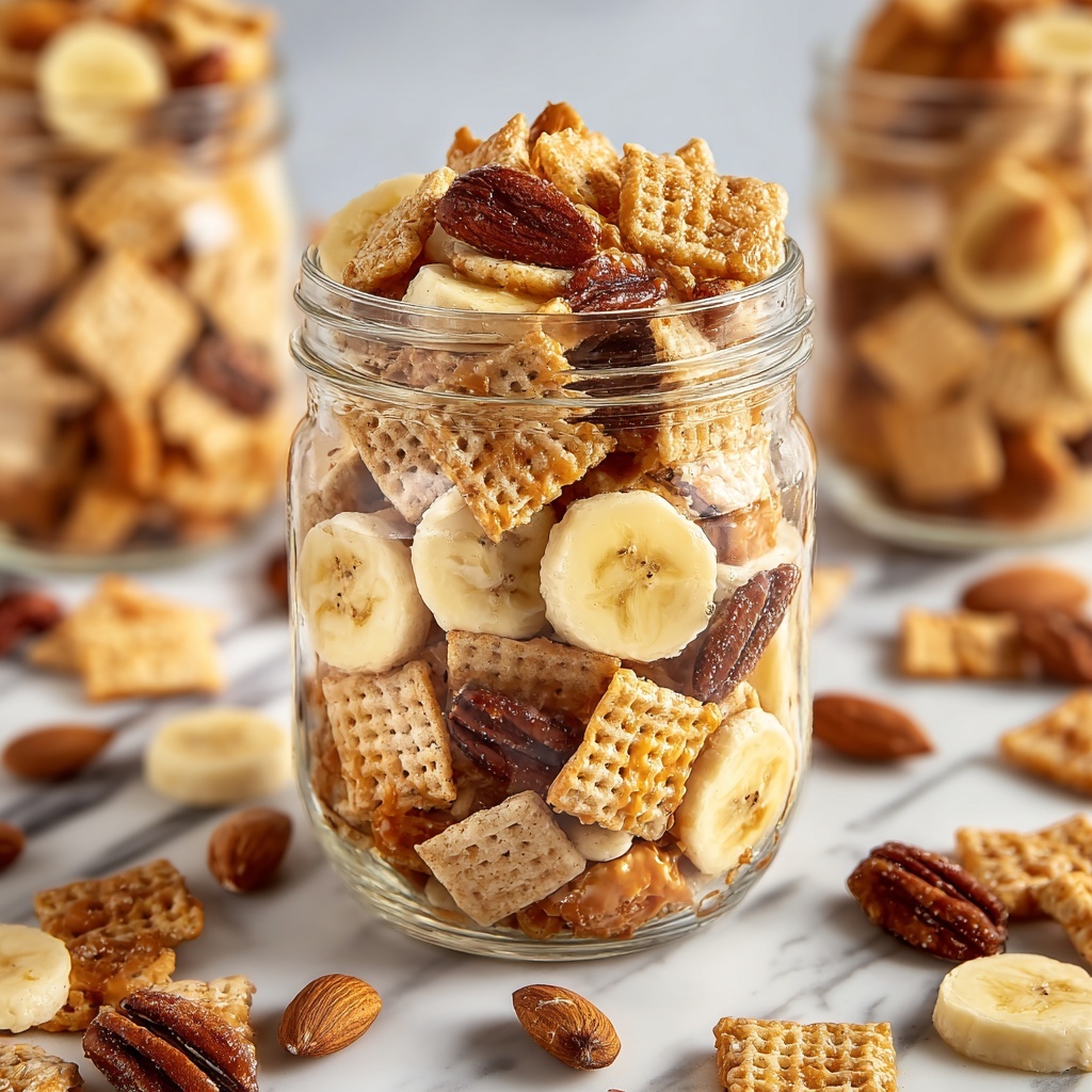Banana Foster Chex Mix Recipe - Recipe Image