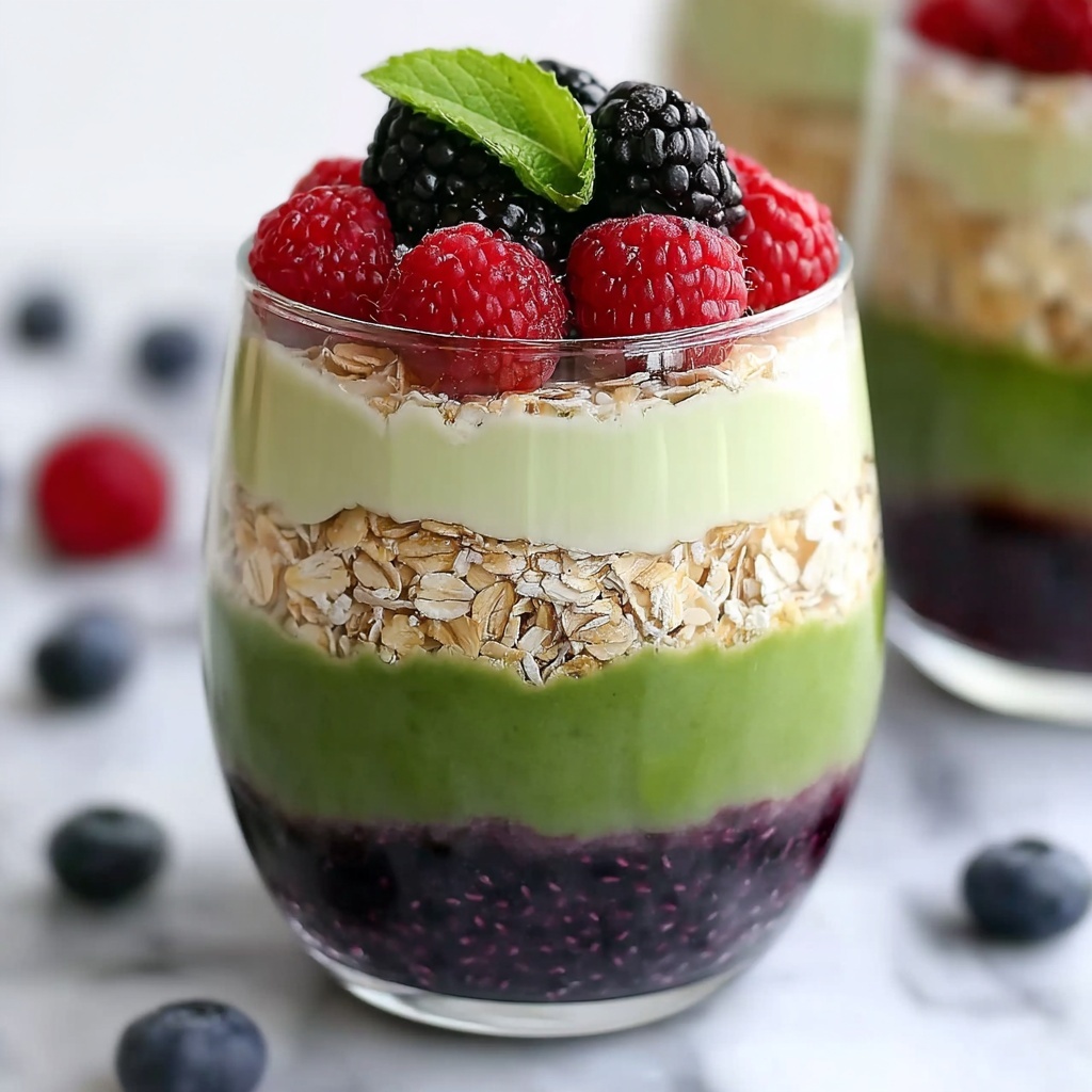 Green Tea and Berry Parfait Recipe - Recipe Image