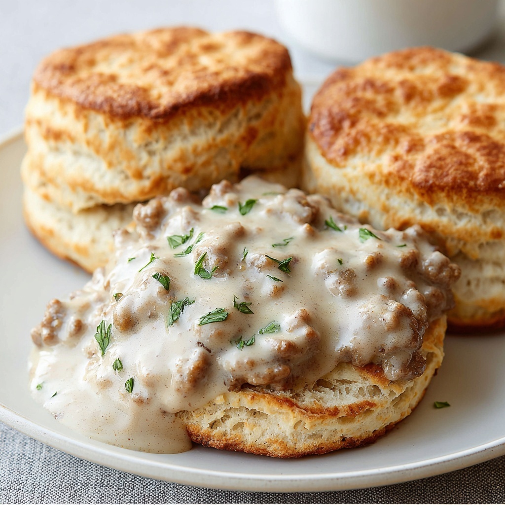 Biscuits and Gravy Recipe - Recipe Image