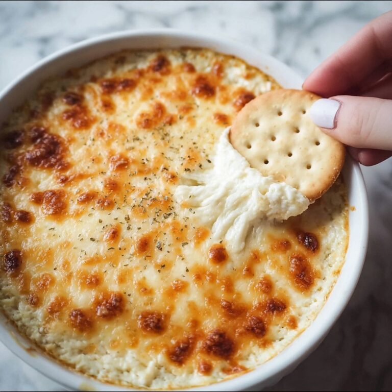 Hot Onion Dip with Cream Cheese, Parmesan, and Swiss Cheese Recipe