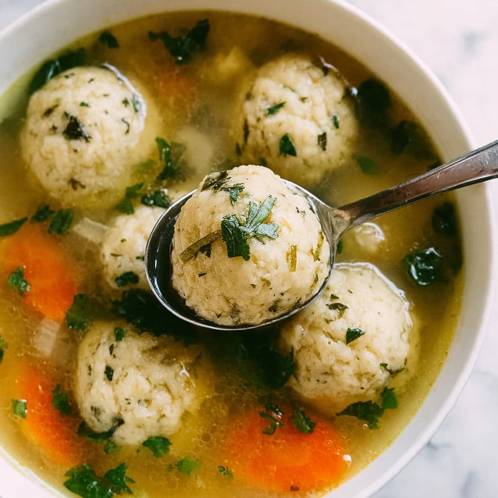 Comforting Homemade Matzo Ball Soup to Warm Your Soul Recipe - Recipe Image