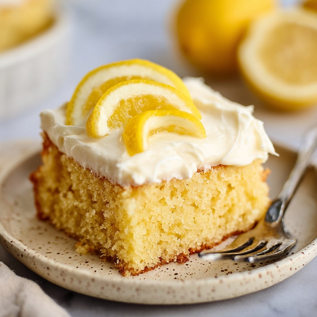 Vegan Lemon Drizzle Cake Recipe - Recipe Image