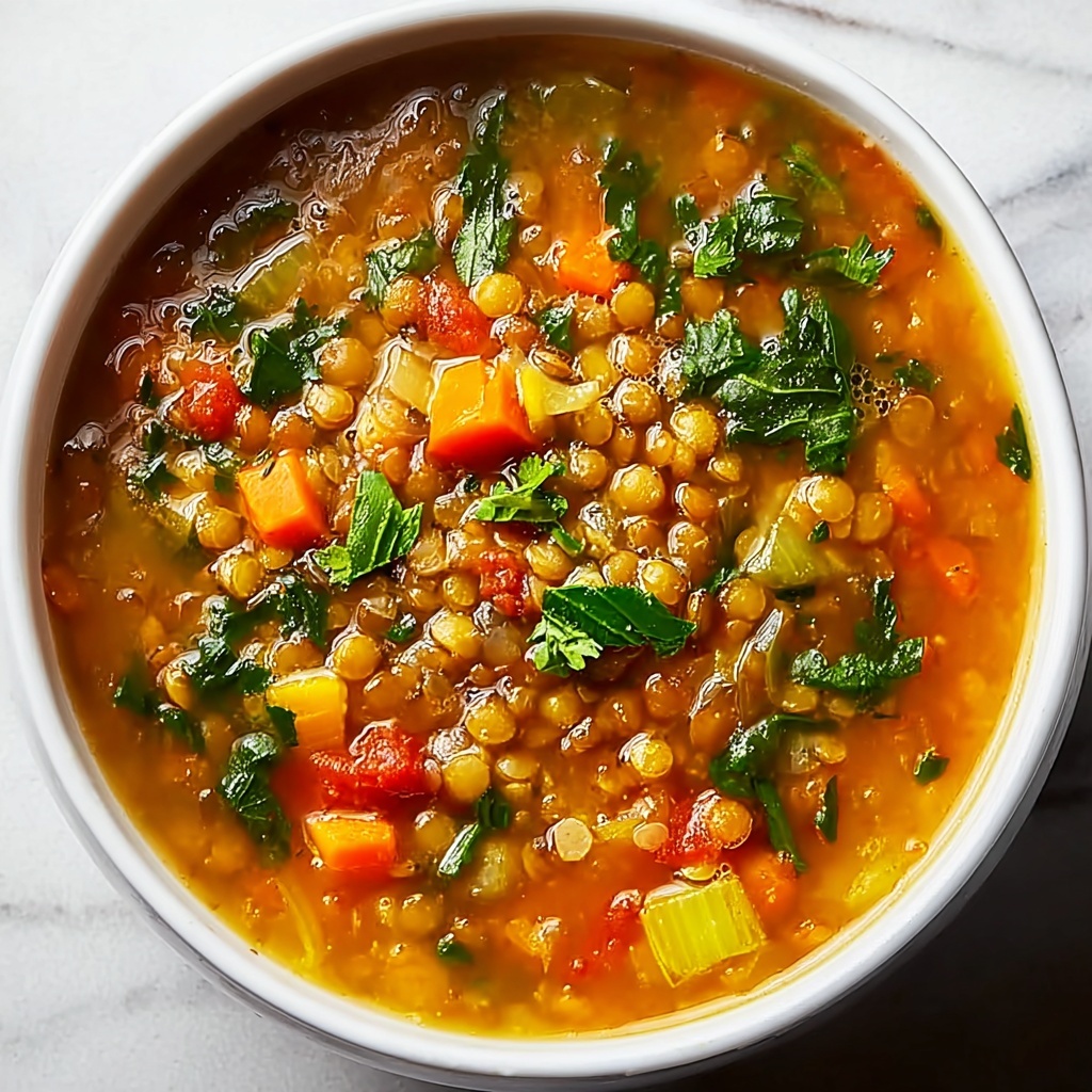 Hearty Mediterranean Lentil Soup for Cozy Weeknight Dinners Recipe - Recipe Image