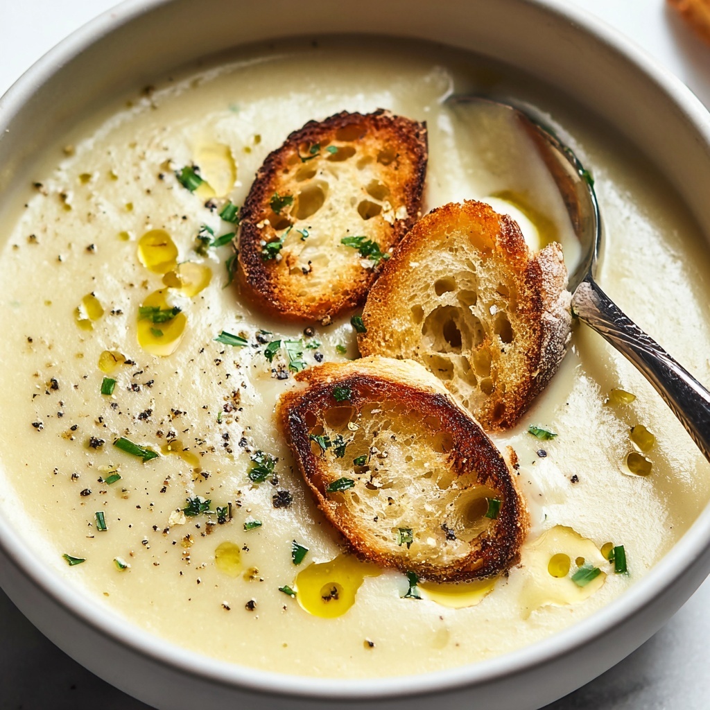 Country French Garlic Soup Recipe - Recipe Image