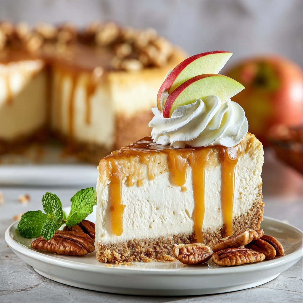 Caramel Apple Blondie Cheesecake Recipe - Recipe Image