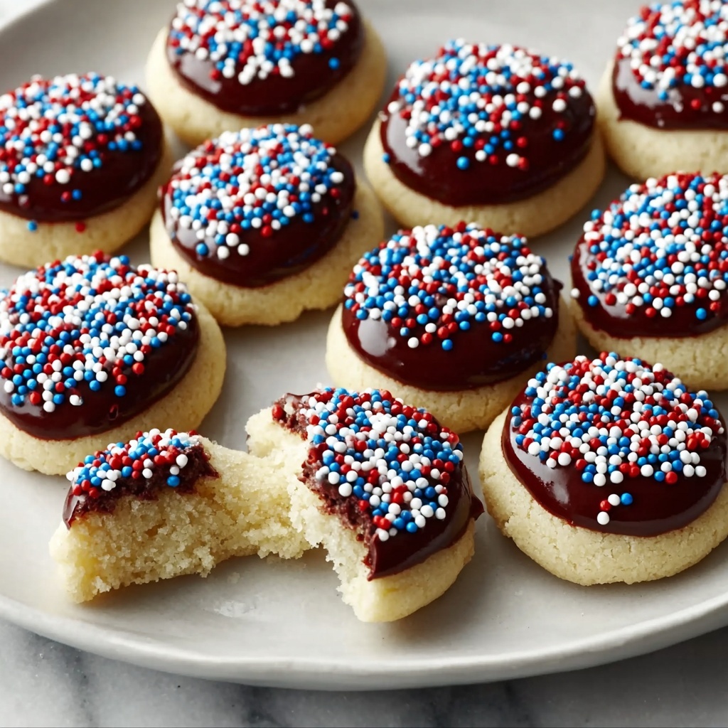 Shortbread Thumbprint Cookies with Chocolate Footballs and Laces Recipe - Recipe Image