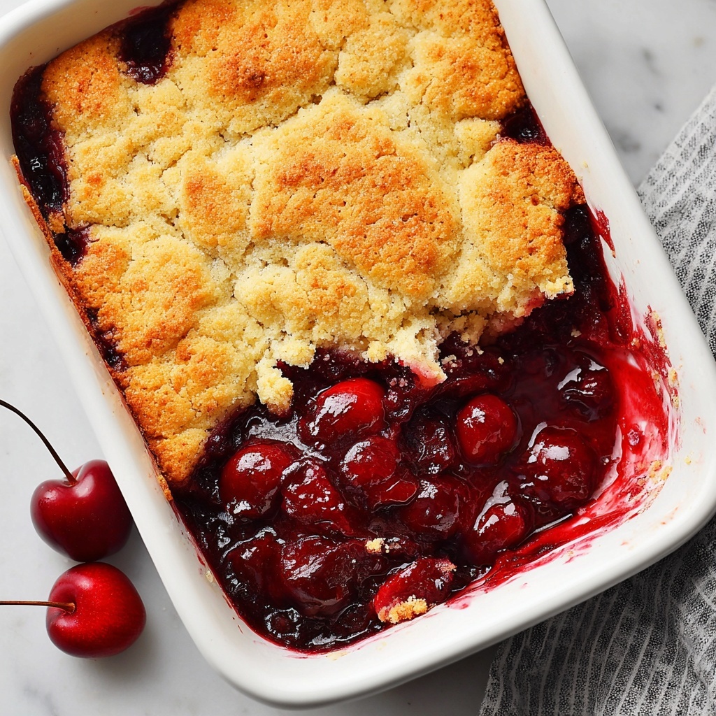 Easy Cherry Cobbler Recipe - Recipe Image
