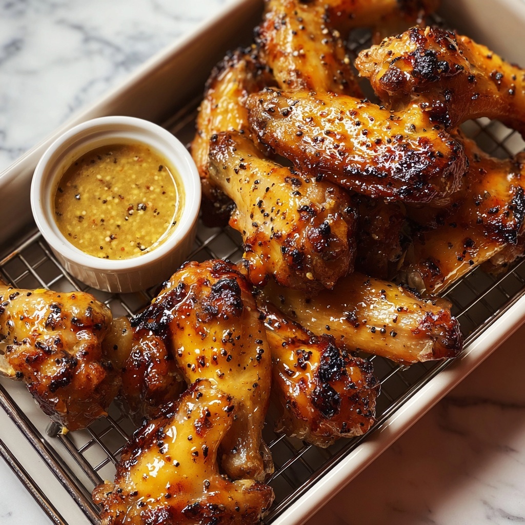 Honey Lemon Pepper Wings Recipe - Recipe Image