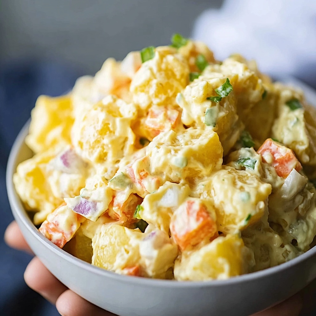 Savory Potato Mac Salad: A Hawaiian Twist Recipe - Recipe Image