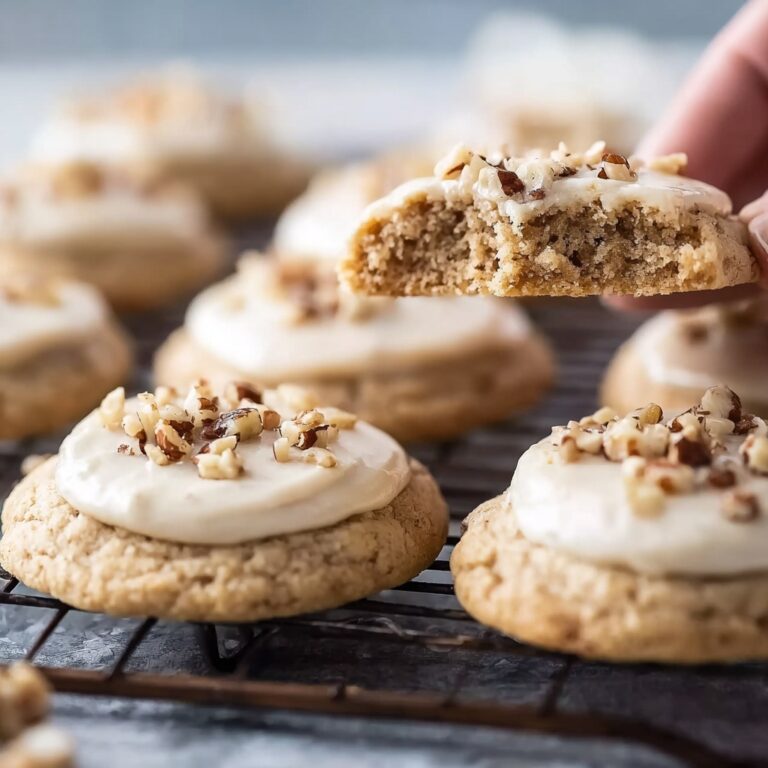 Maple Walnut Shortbread Cookies Recipe