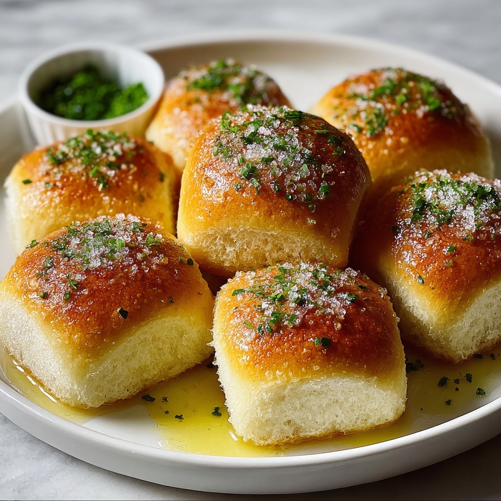 Garlic Butter Bread Rolls Recipe - Recipe Image