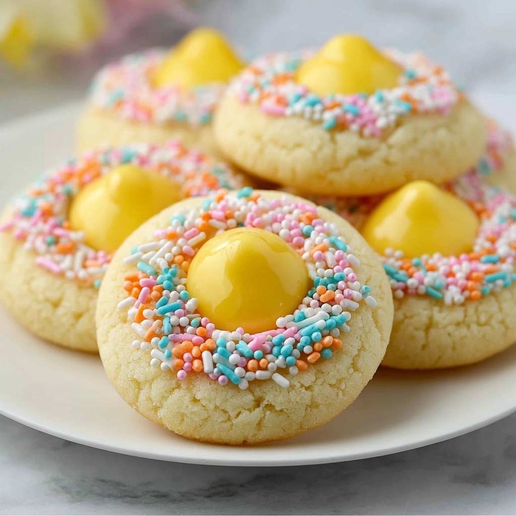 Easter Thumbprint Cookies Recipe - Recipe Image
