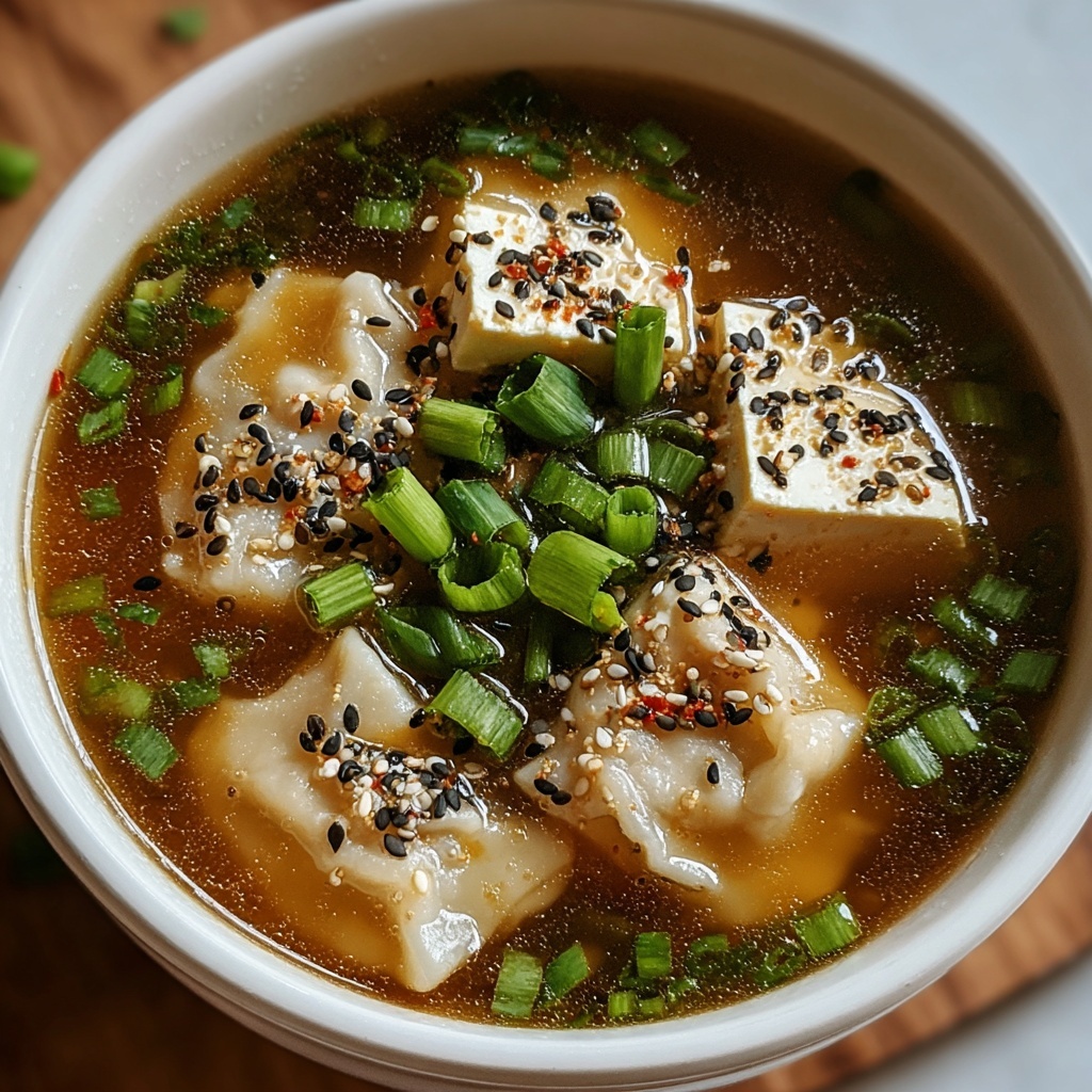 Homemade Wonton Soup Recipe - Recipe Image