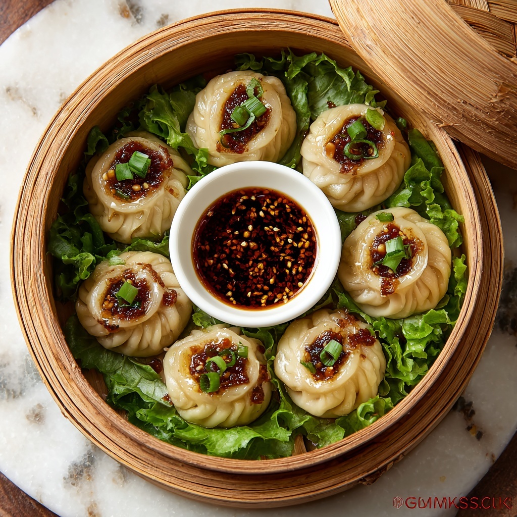 Mongolian Lamb Dumplings (Buuz Fusion) Recipe - Recipe Image