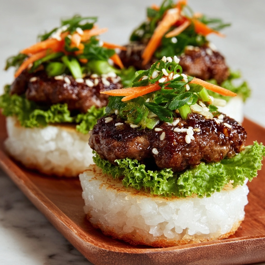 Seoul Bulgogi Rice Burgers: A Delicious Korean Twist! Recipe - Recipe Image