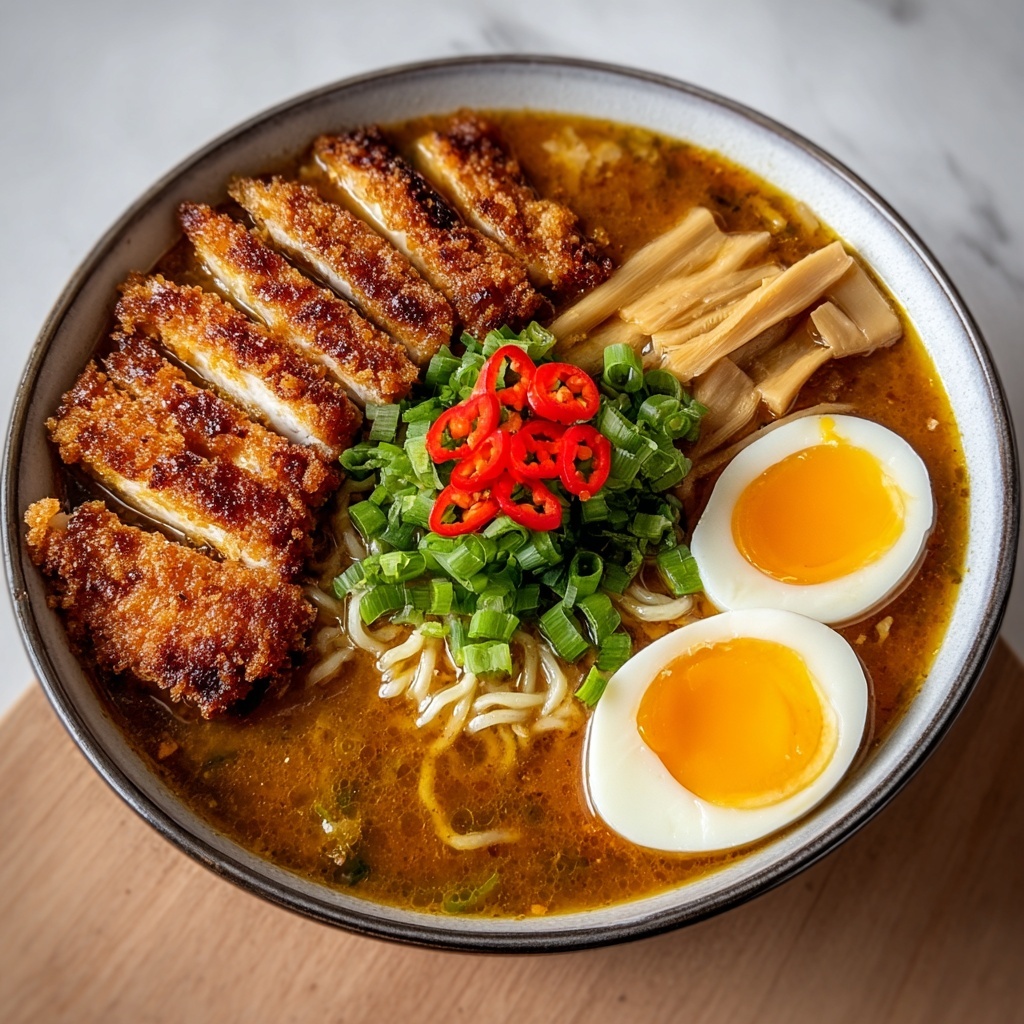 Sapporo Curry Ramen with Crispy Chicken Recipe - Recipe Image